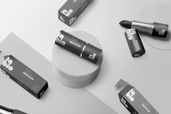 New Matte Lipstick Packaging Mockup