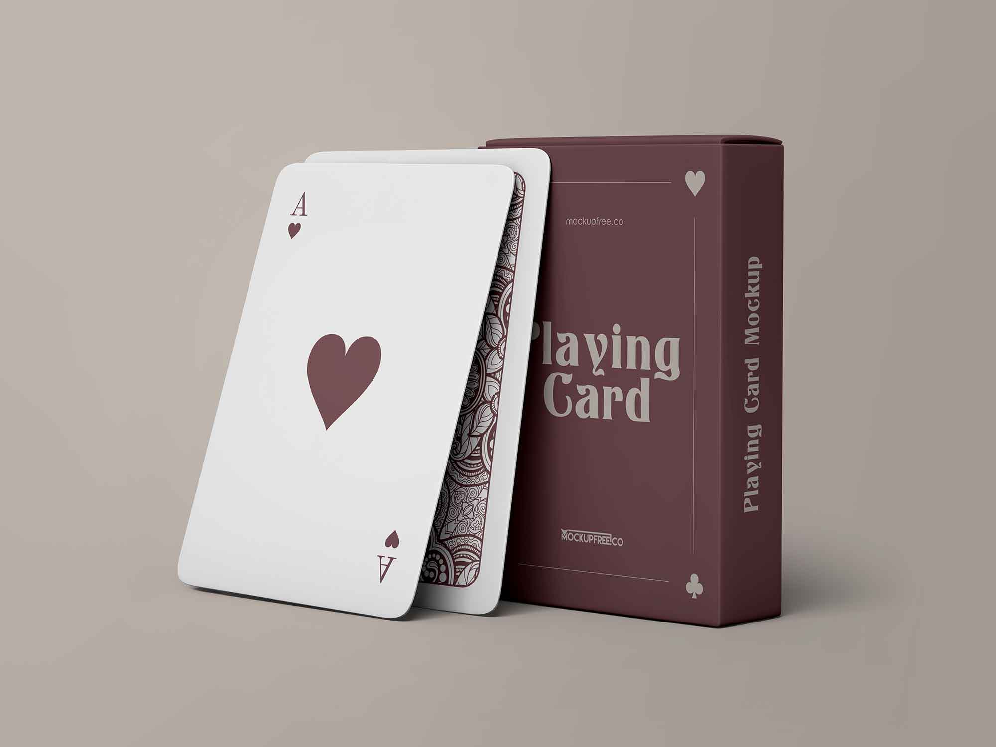 Playing Cards Mockup