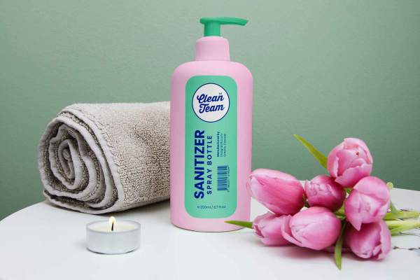 Hand Sanitizer Bottle Mockup