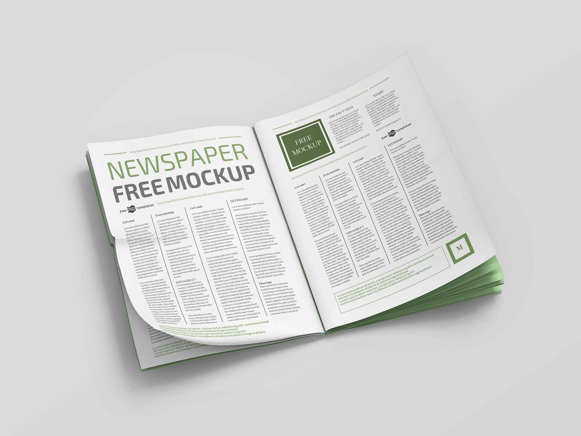 Newspaper Mockups