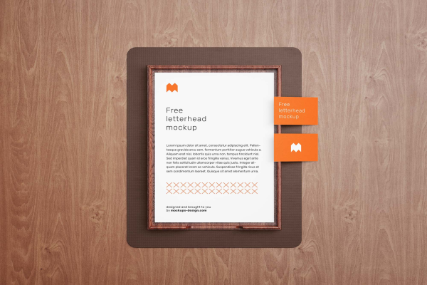 Two Angles Letterhead Mockup