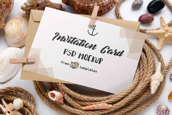 Invitation Card Mockups