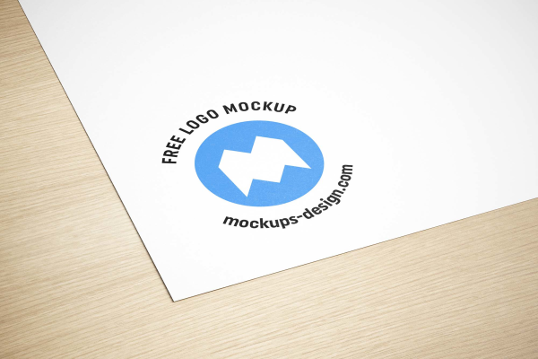 Paper Logo Mockup