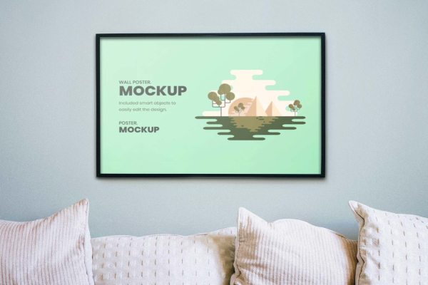 Wall Artwork Mockup for