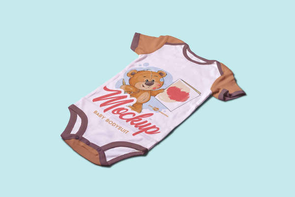 Baby Bodysuit Mockup