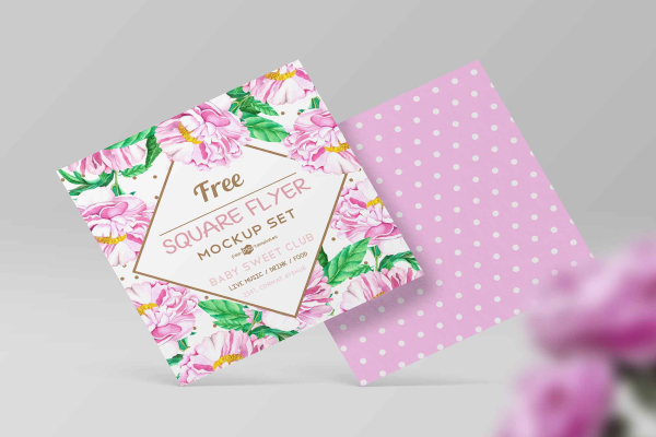 Square Flyer Mockups