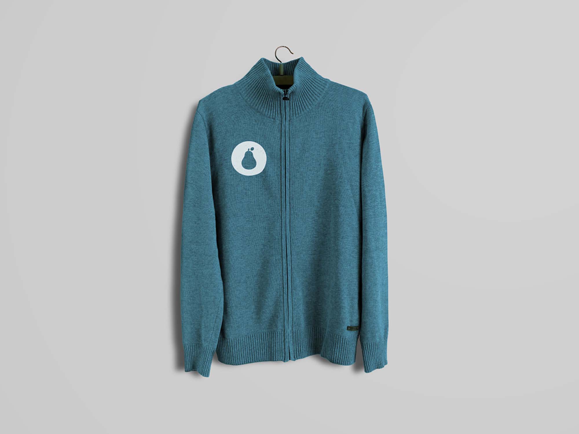 High Neck Hoodie Mockup