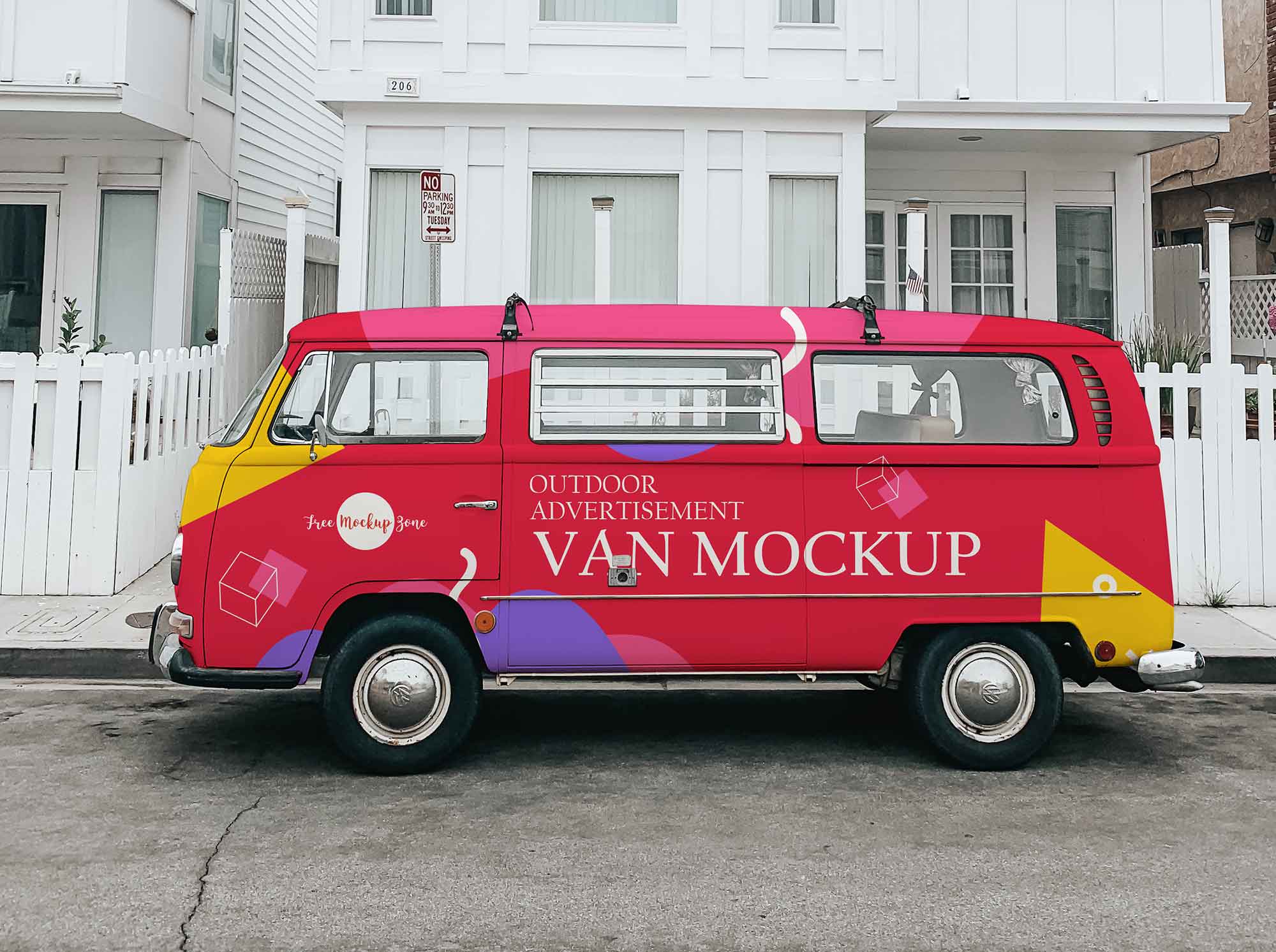 Advertisement Van Mockup