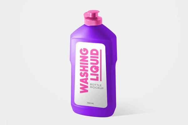 Washing Liquid Bottle Mockup