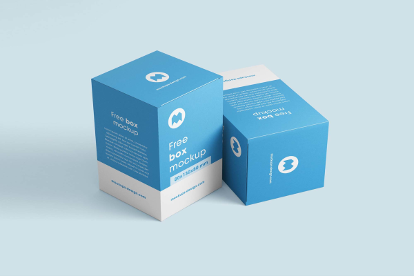 Vertical Box Mockup
