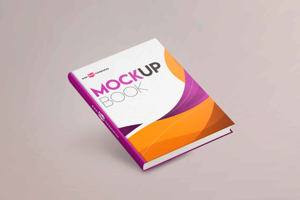 Modifiable Hardcover Book Mockup