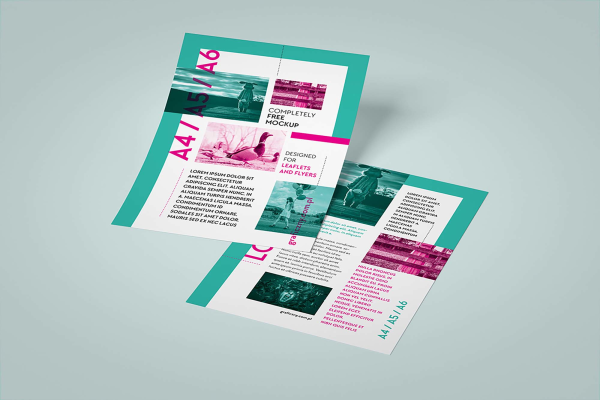 Vertical Leaflet Mockup