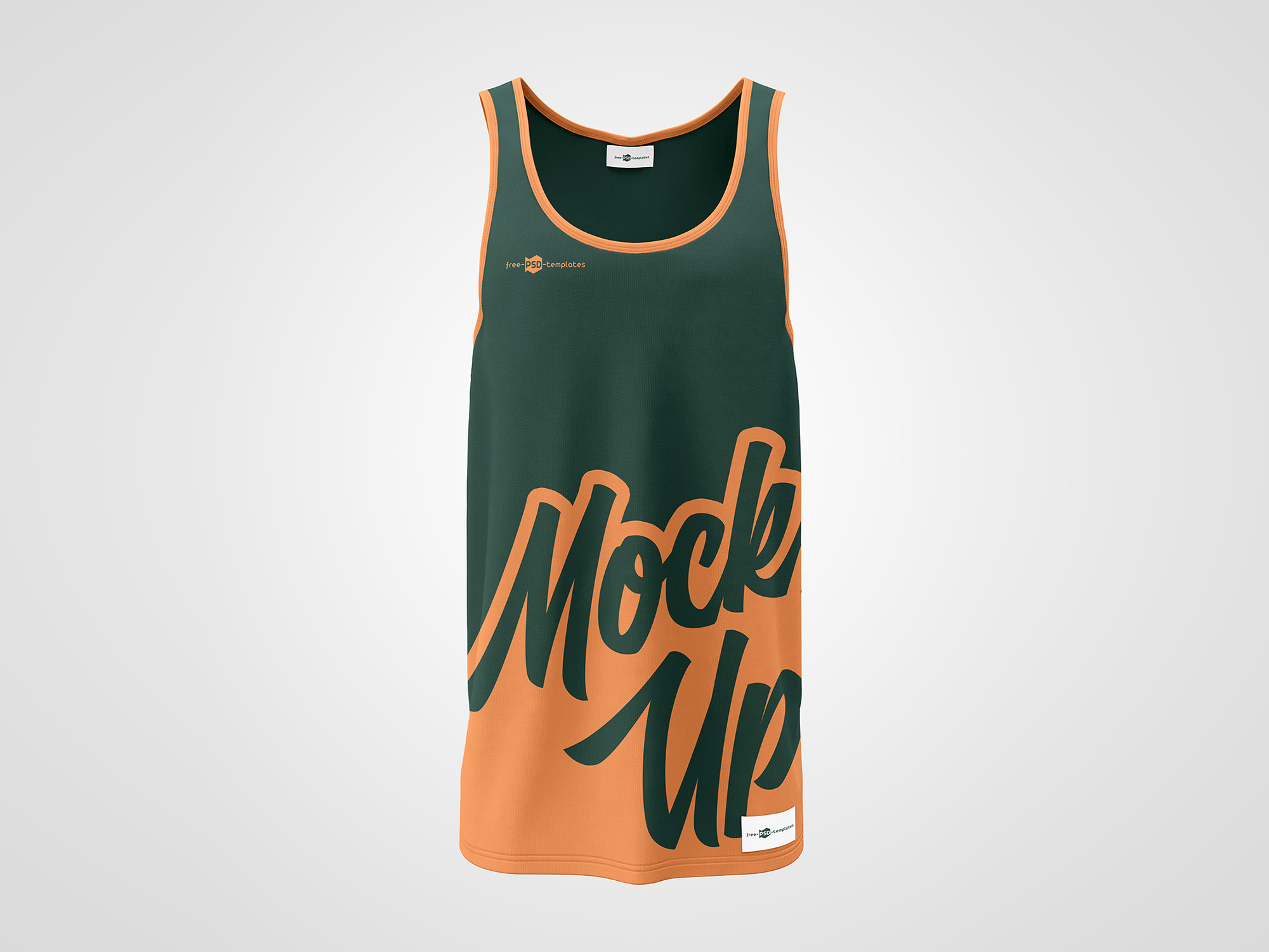 Tank Top Long T-Shirt Mockup
