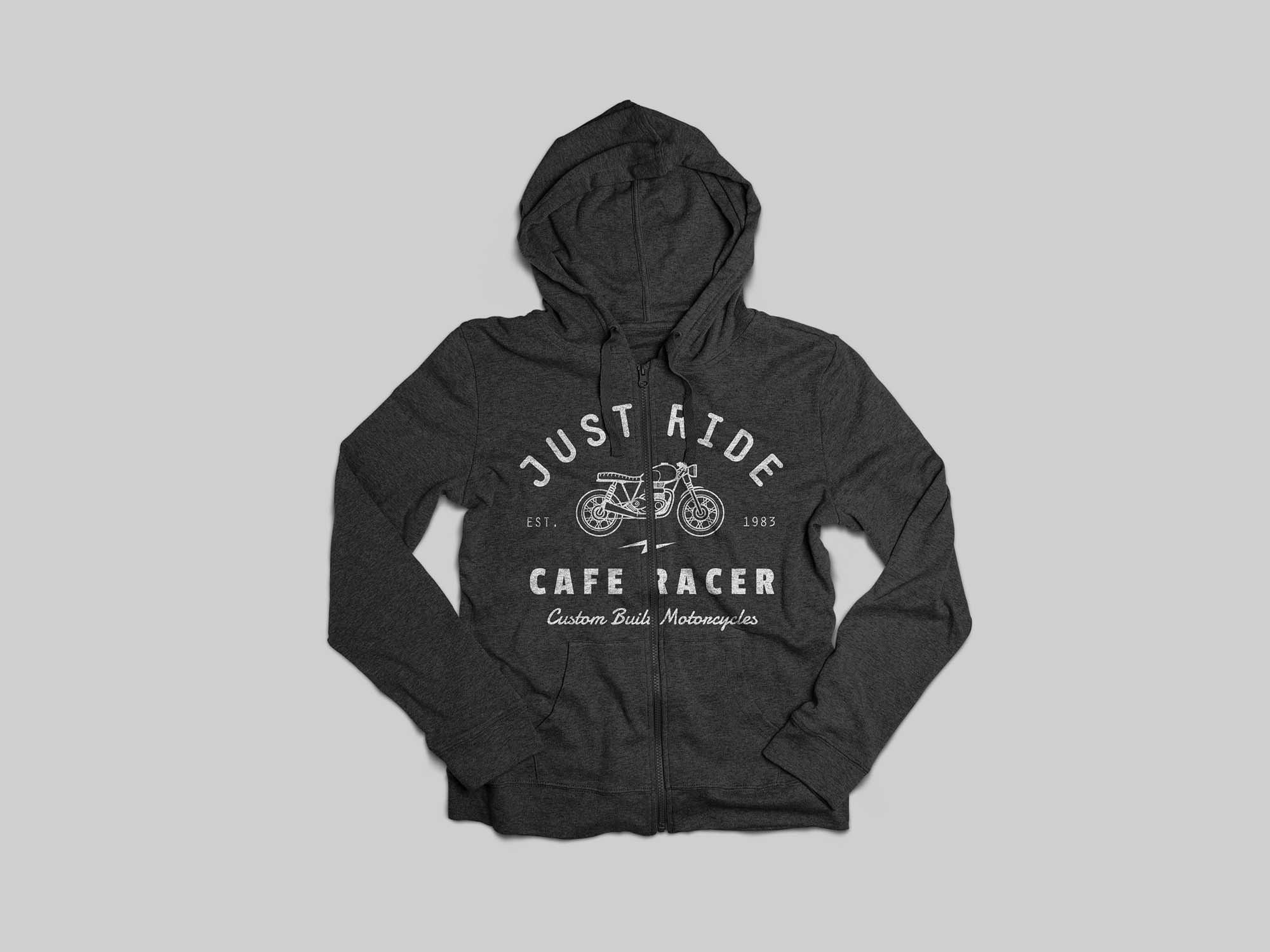standing Hoodie Mockup