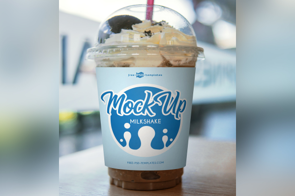 Milkshake Mockup