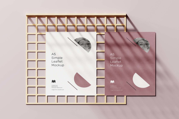 A5 Leaflet Mockup