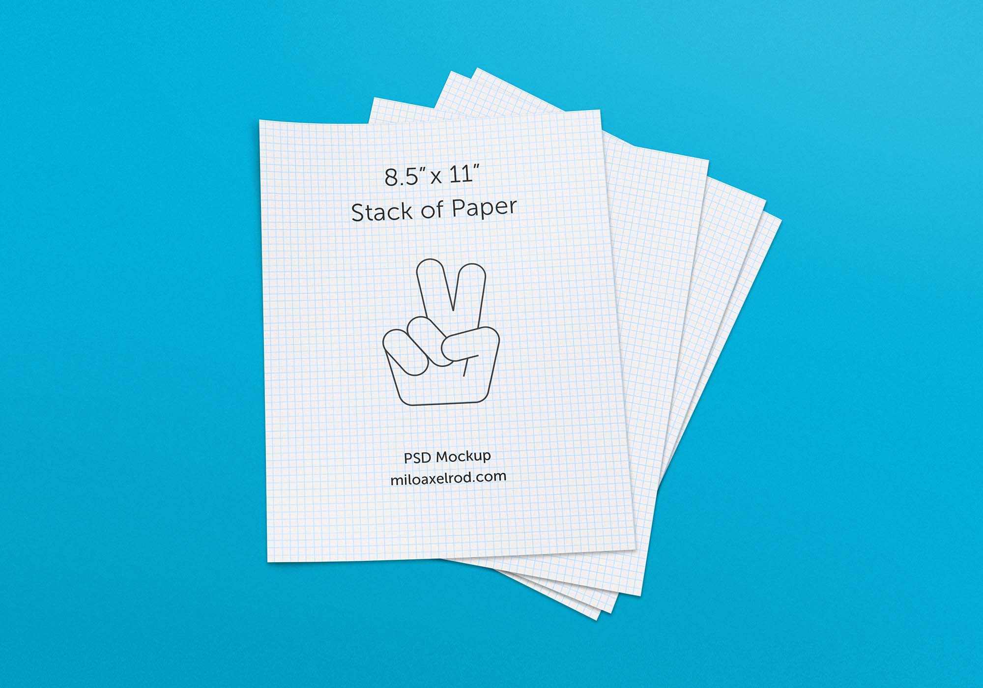 Stack of Paper Mockup