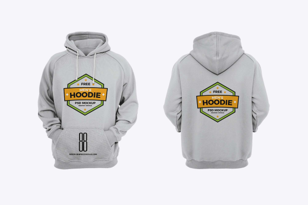 Hoodie for Men Mockup