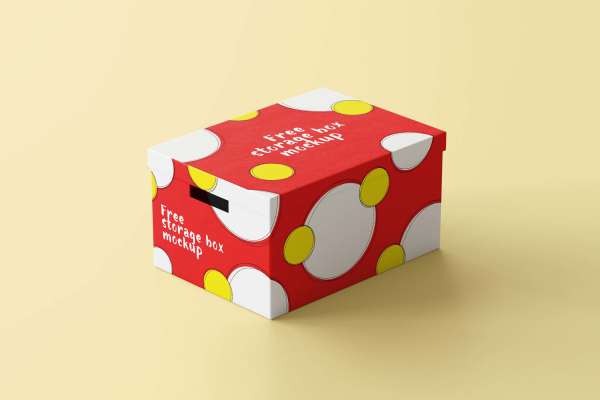Storage Box Mockup