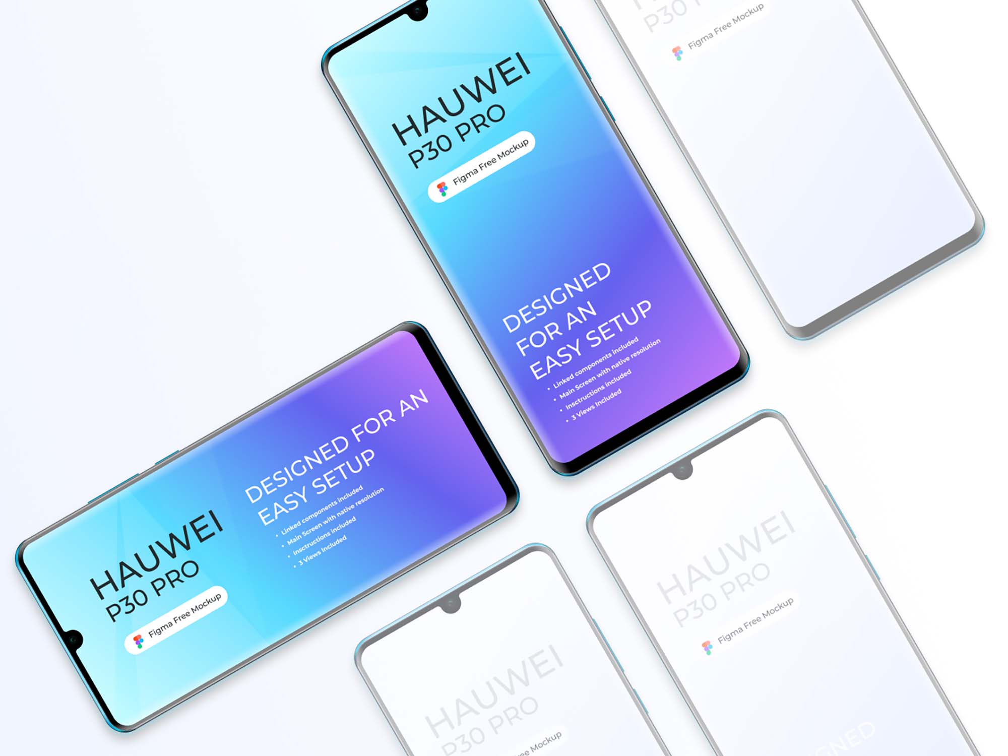 Huawei P30 Pro Mockup