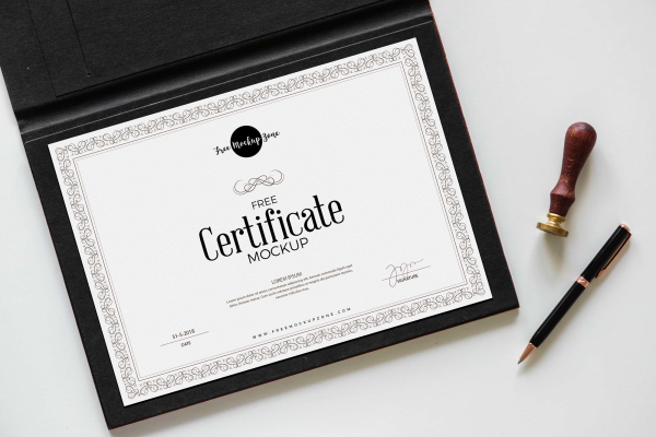 Certificate Mockup