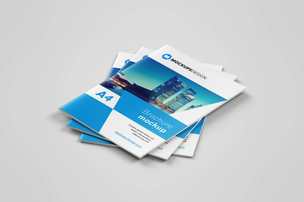 8 A4 Brochure Mockups