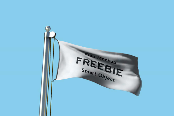 Editable Flag Mockup