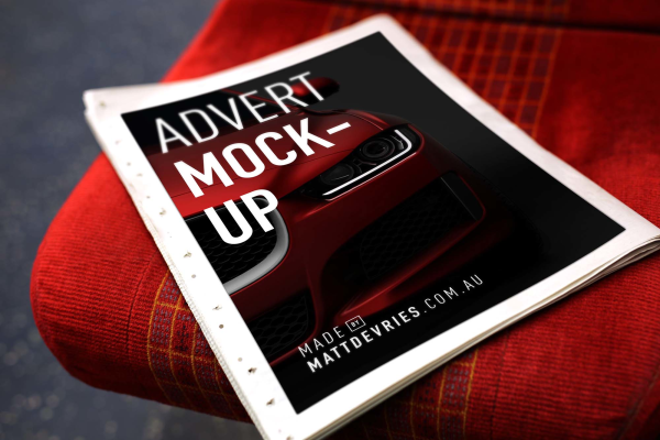 Smart Newspaper Advertising Mockup