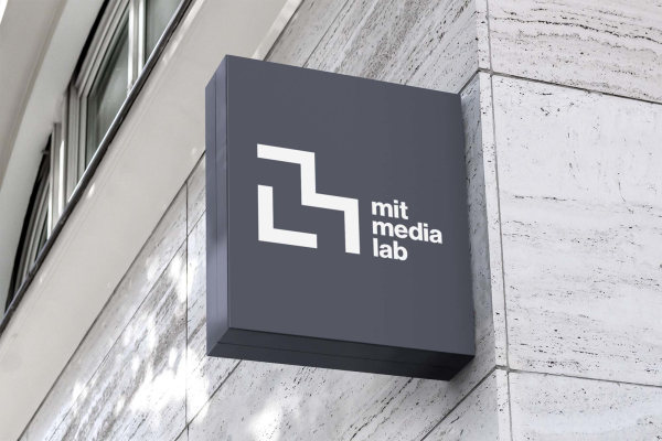 Backlit Square Shop Sign Mockup