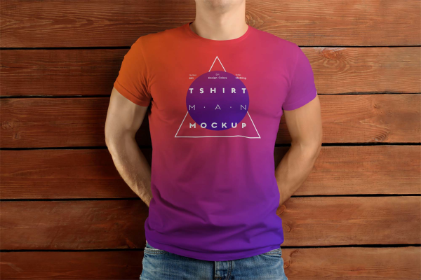 Man T-shirt Mockup