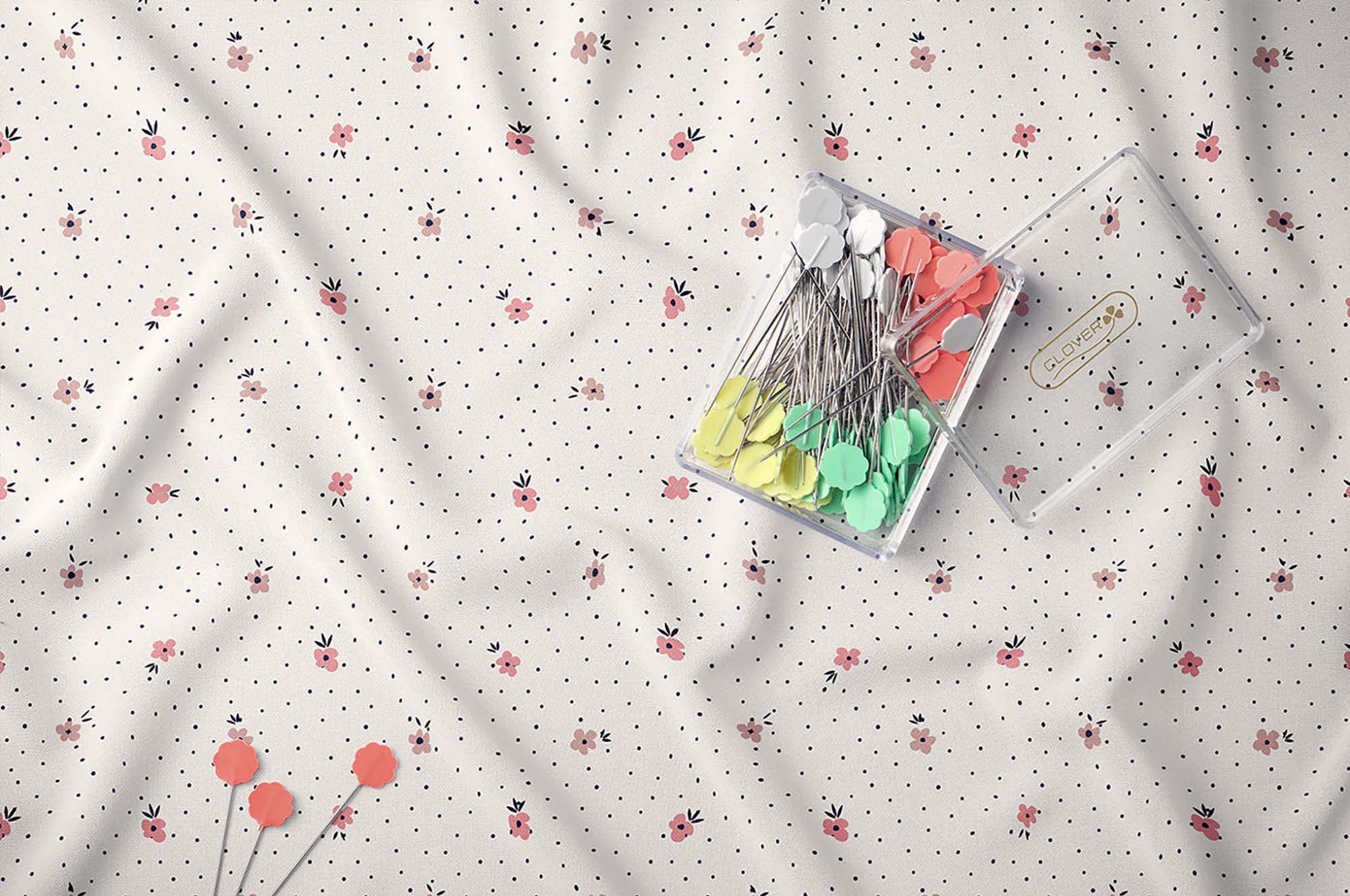 Creased Fabric Mockup