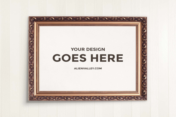 Wooden Frame Mockup