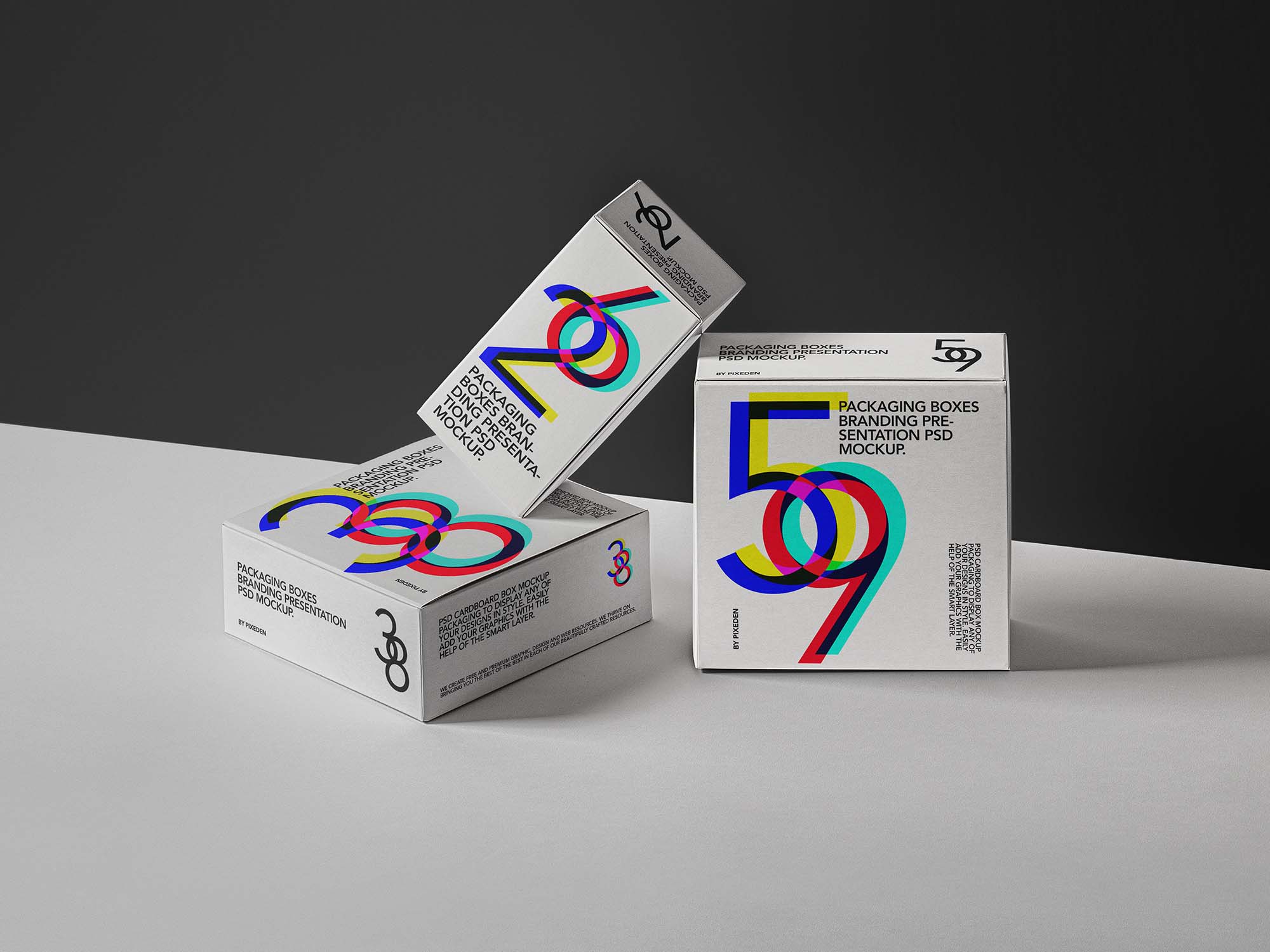 Packaging Boxes Mockup