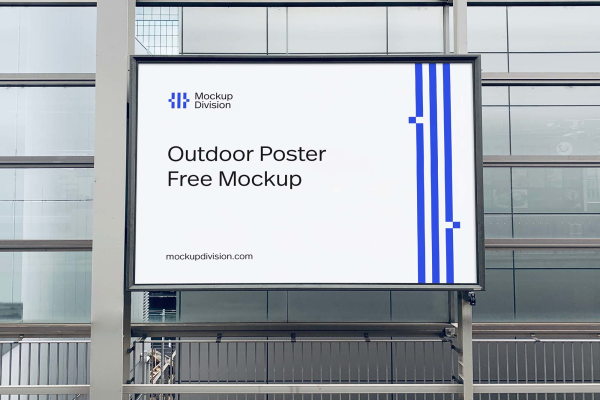 Outdoor Poster Mockup