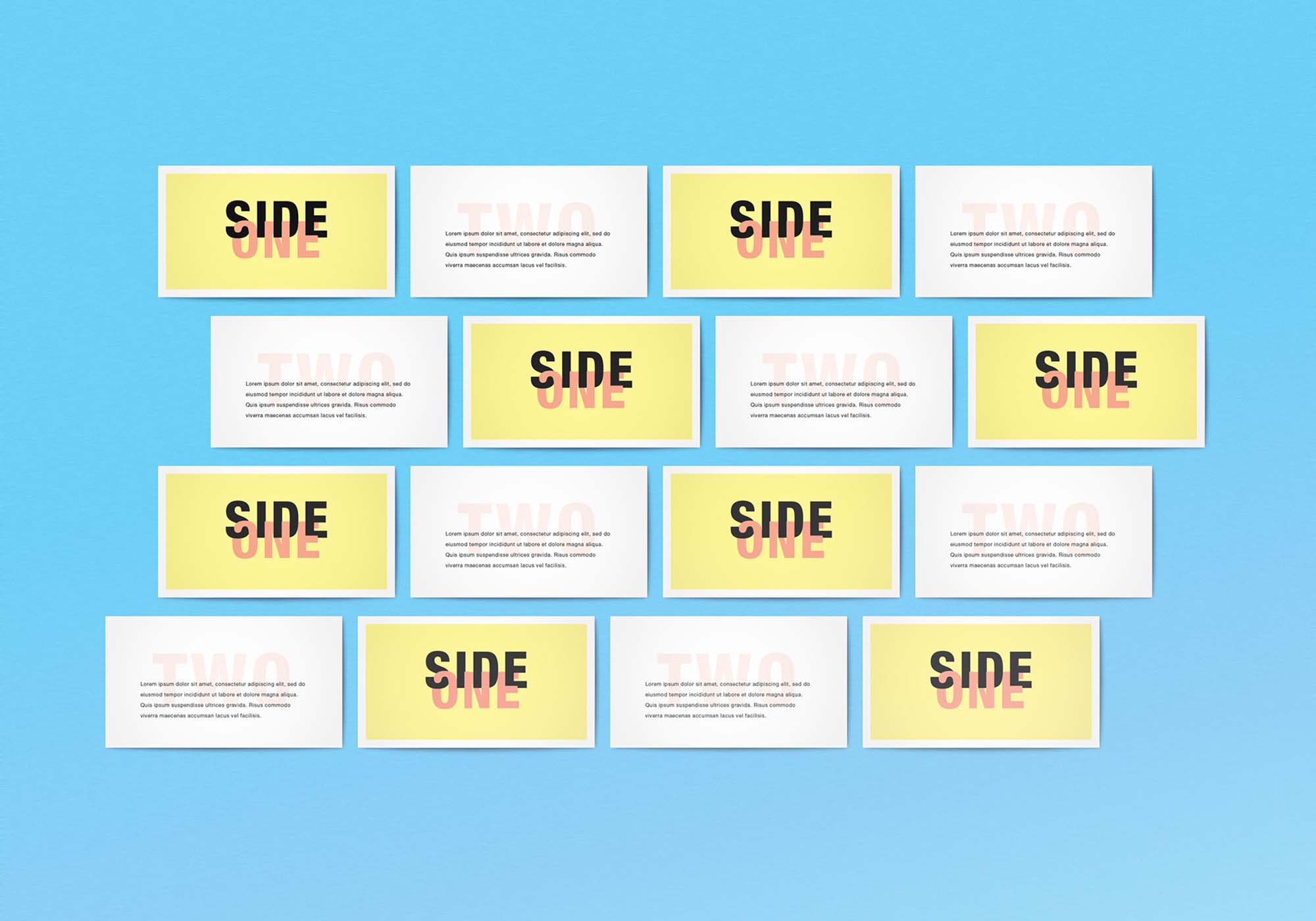 New Business Cards Mockup