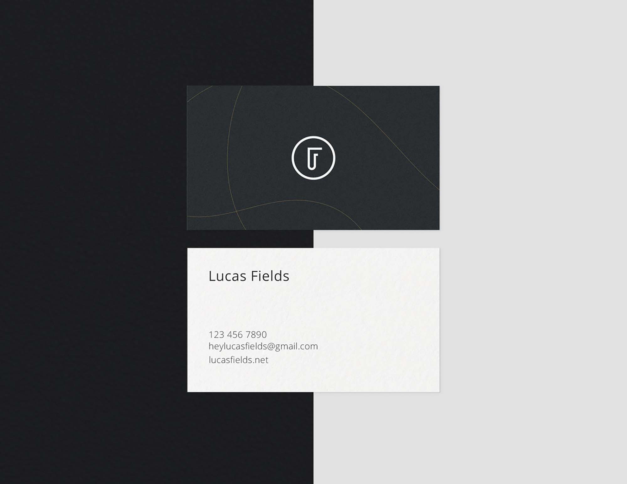 Ultra Minimalist Business Card Mockups