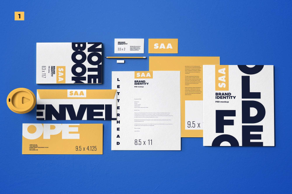 7 Identity Design Mockups