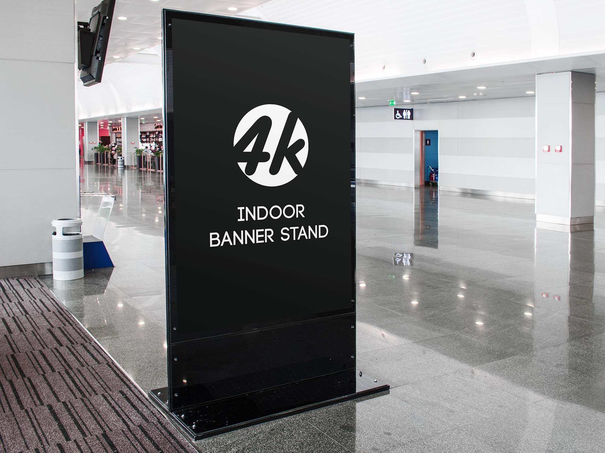 Indoor Banner Stand Mockup