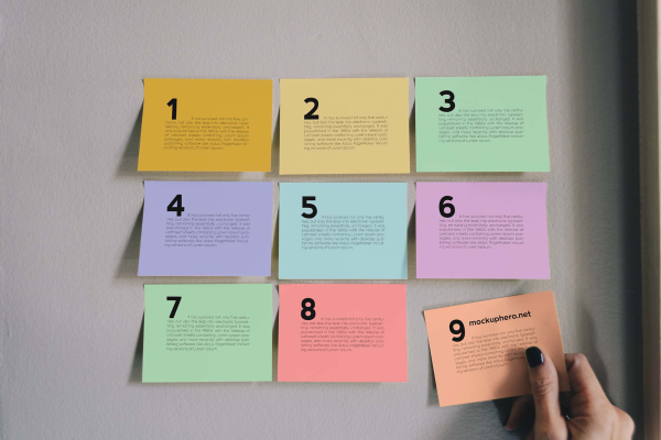 Sticky Notes Mockup