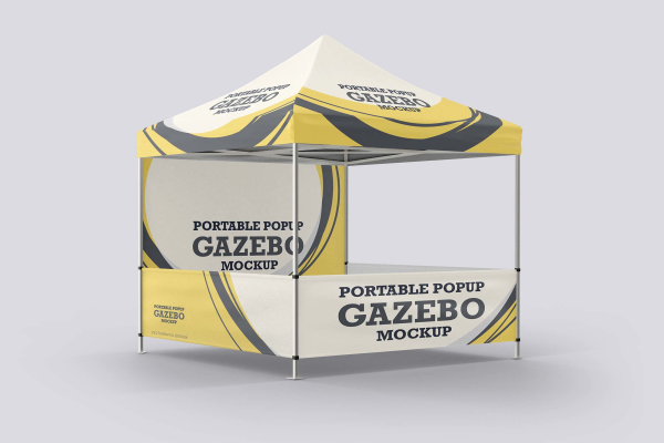 Portable Popup Gazebo Mockup