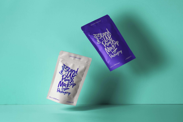 Stand-Up Pouch Packaging Mockup