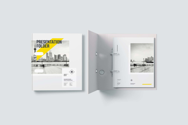 Folder Presentation Mockup