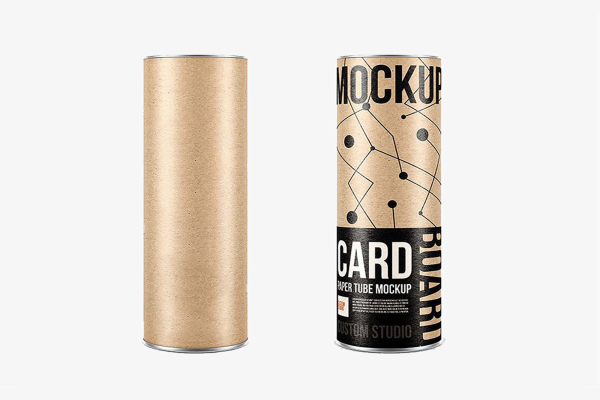 Craft Paper Tubes Mockup