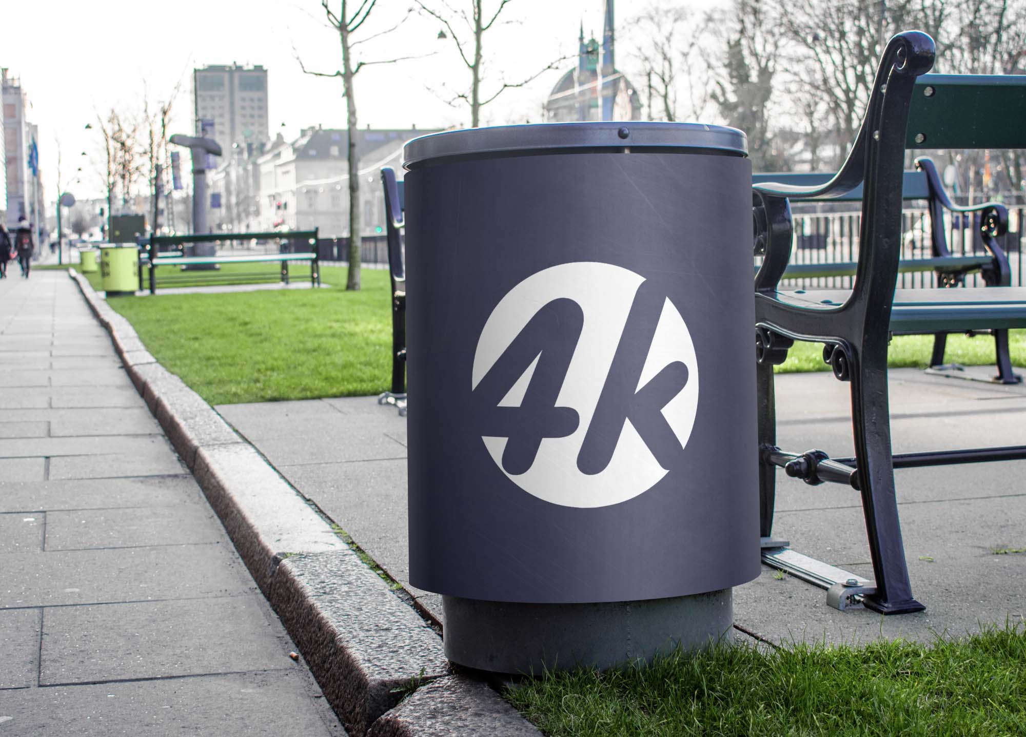 Trash Can Mockup