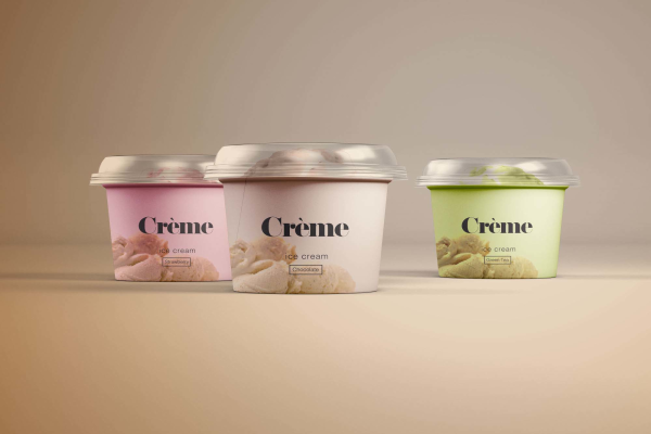 Mini Ice Cream Cup Mockups