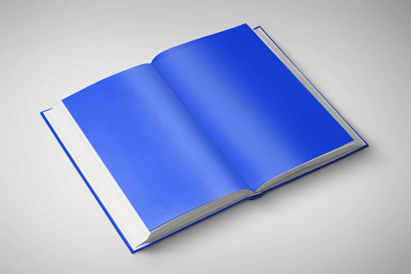 Handholding Hardcover Book Mockup