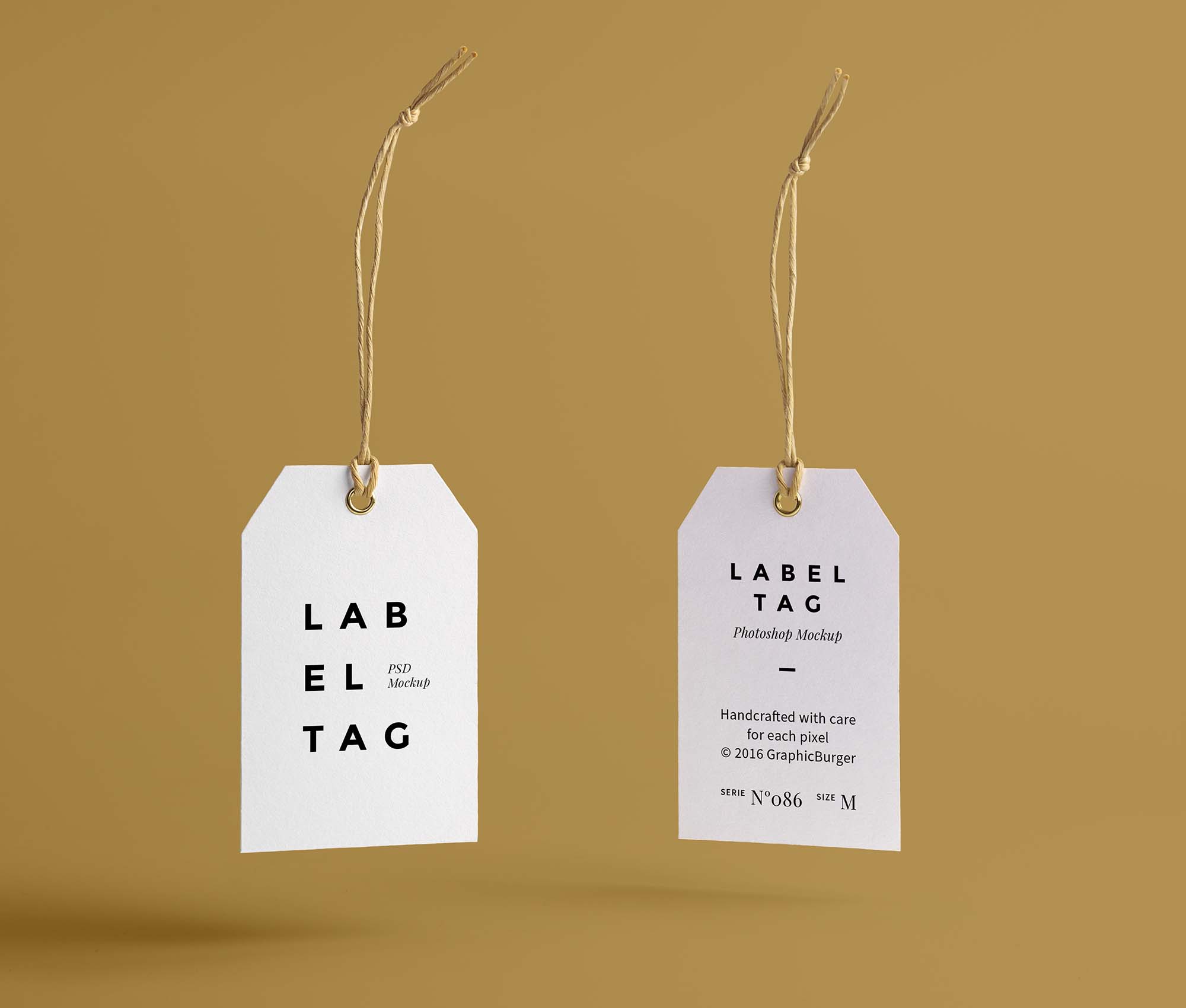 Fashion Label Tag Mockup