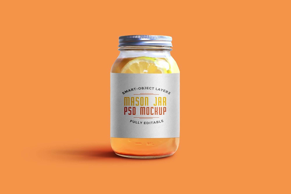 New Mason Jar Mockup
