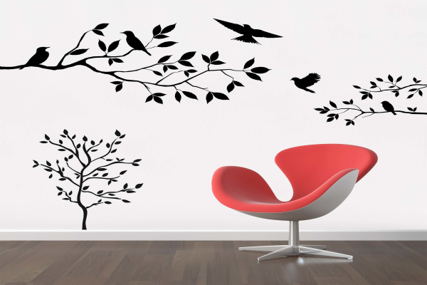 Stylish Wall Decal Mockup