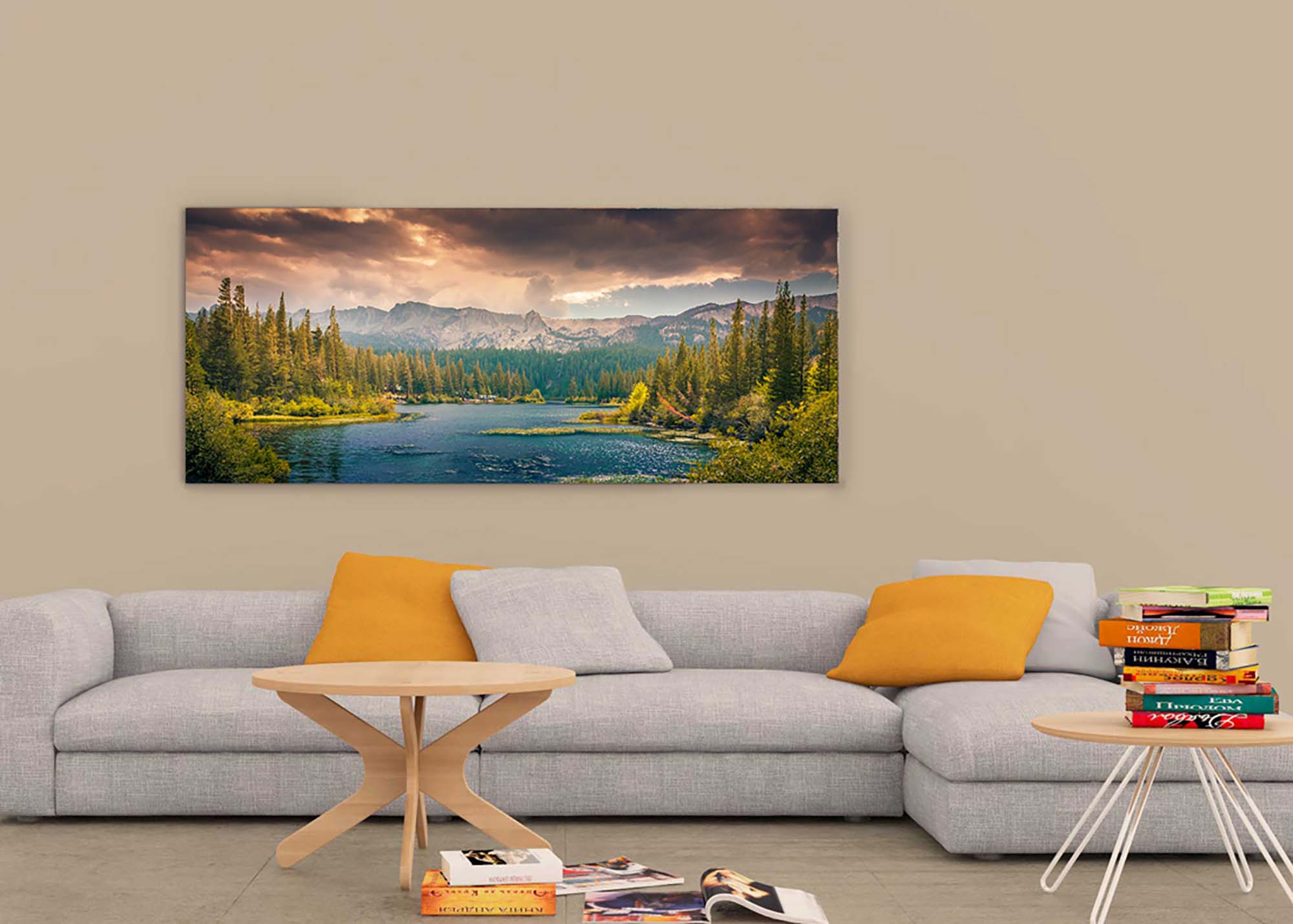 Wide Wall Art Mockup